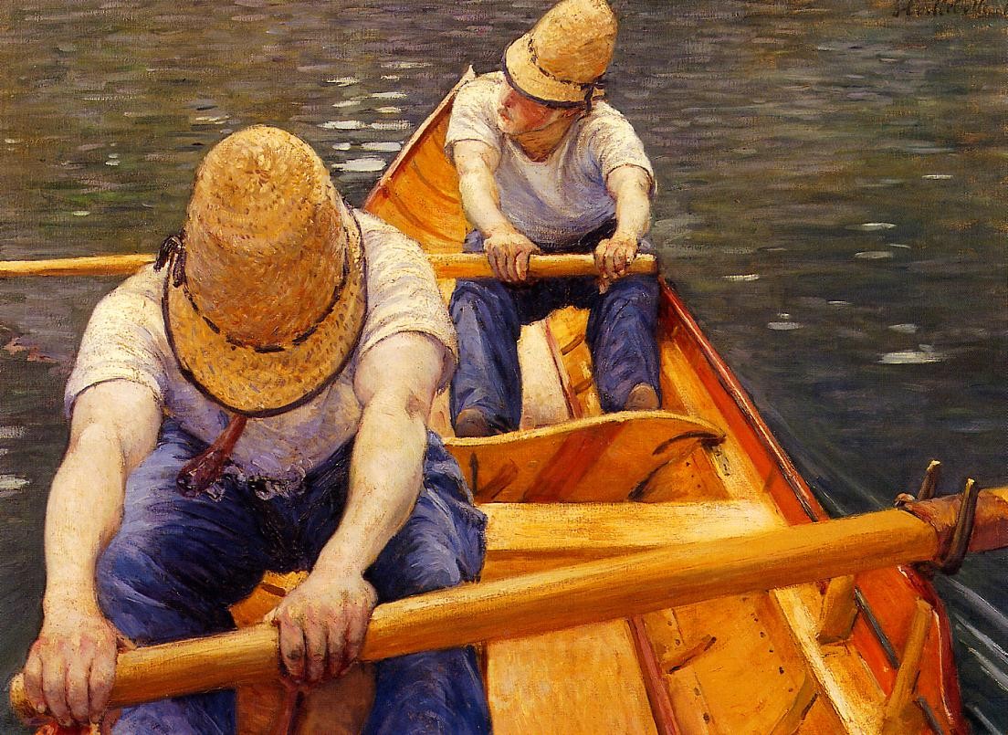 Gustave Caillebotte Oarsmen